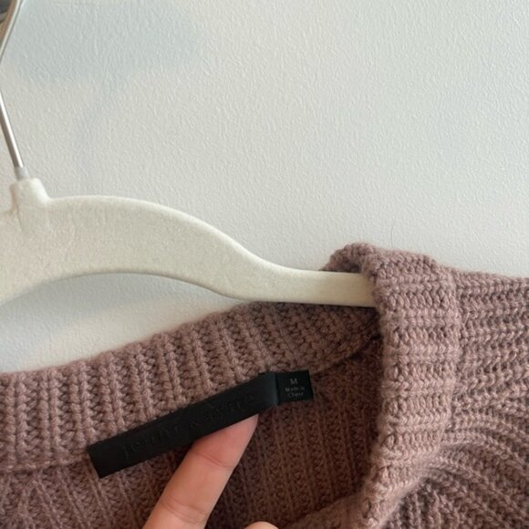 Jenni Kayne Ribbed Knit Sweater - Brown/Purple - Picture 5 of 6